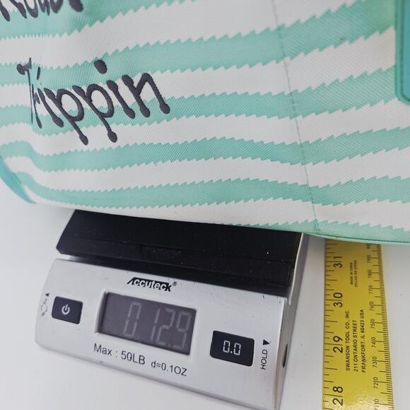 Thirty One Pack and Pull Caddy Aqua White Baby Bag for Diaper Wipes Road Trip - Picture 11 of 11